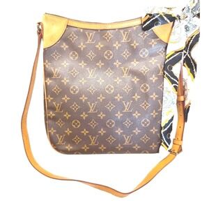 Louis Vuitton Odeon MM monogram vintage Crossbody Shoulder Bag Purse